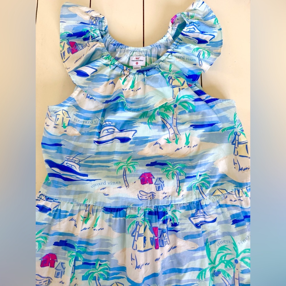 Vineyard Vines for target Girls Dress Summer theme size 10-12 - Picture 2 of 5